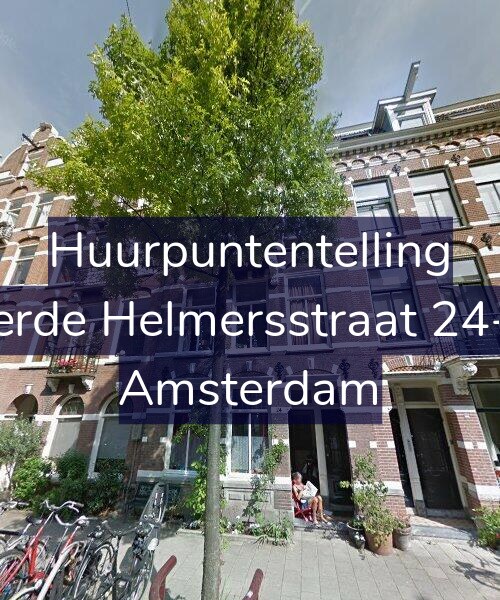 Foto gevel Huurpuntentelling voor Derde Helmersstraat 24-H, Amsterdam