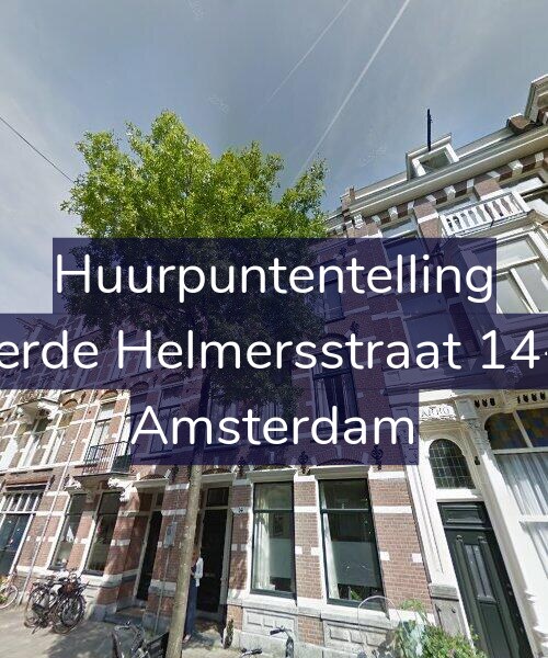 Foto gevel Huurpuntentelling voor Derde Helmersstraat 14-2, Amsterdam