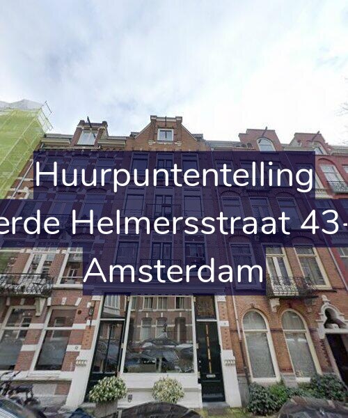 Foto gevel Huurpuntentelling voor Derde Helmersstraat 43-H, Amsterdam