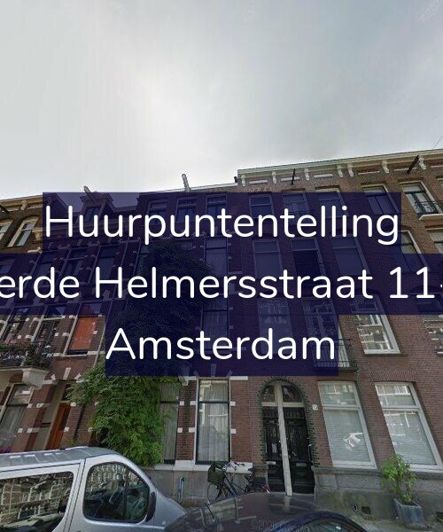 Foto gevel Huurpuntentelling voor Derde Helmersstraat 11-2, Amsterdam