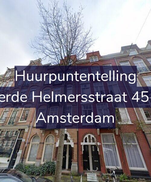 Foto gevel Huurpuntentelling voor Derde Helmersstraat 45-3, Amsterdam