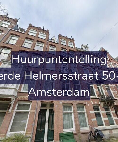 Foto gevel Huurpuntentelling voor Derde Helmersstraat 50-H, Amsterdam