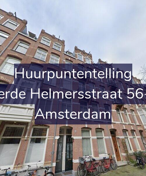 Foto gevel Huurpuntentelling voor Derde Helmersstraat 56-B, Amsterdam