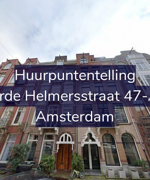 Foto gevel Huurpuntentelling voor Derde Helmersstraat 47-AH, Amsterdam