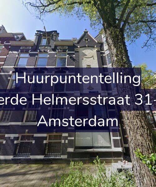 Foto gevel Huurpuntentelling voor Derde Helmersstraat 31-H, Amsterdam