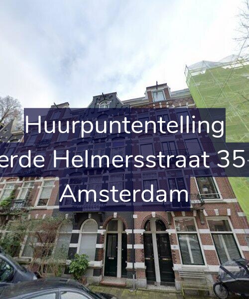 Foto gevel Huurpuntentelling voor Derde Helmersstraat 35-2, Amsterdam