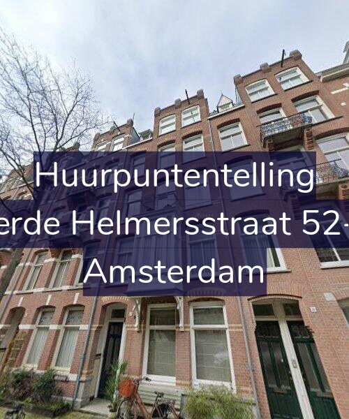 Foto gevel Huurpuntentelling voor Derde Helmersstraat 52-H, Amsterdam