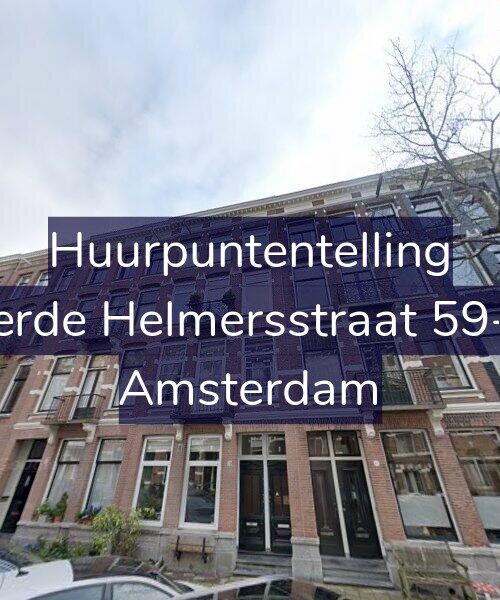 Foto gevel Huurpuntentelling voor Derde Helmersstraat 59-H, Amsterdam
