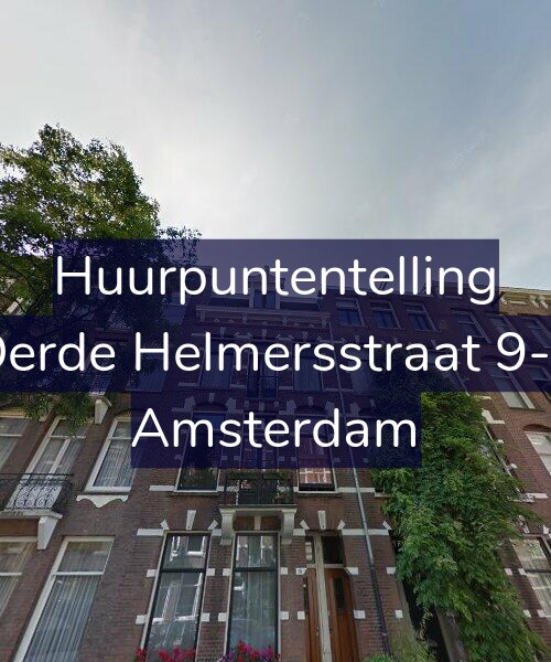 Foto gevel Huurpuntentelling voor Derde Helmersstraat 9-2, Amsterdam