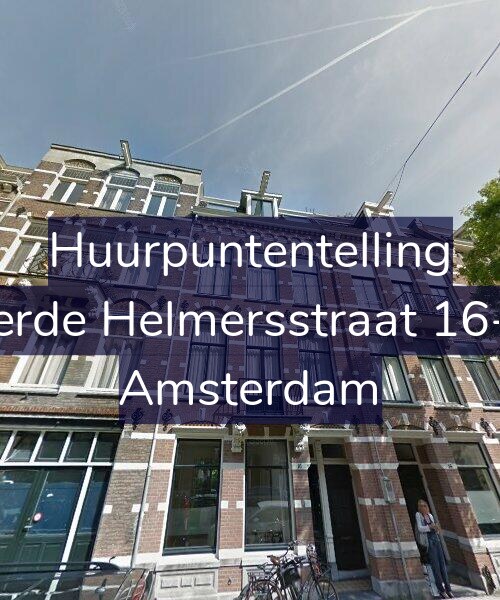 Foto gevel Huurpuntentelling voor Derde Helmersstraat 16-H, Amsterdam