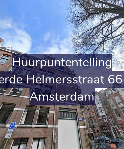 Foto gevel Huurpuntentelling voor Derde Helmersstraat 66-2, Amsterdam