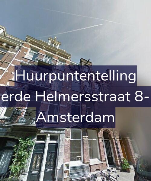 Foto gevel Huurpuntentelling voor Derde Helmersstraat 8-H, Amsterdam