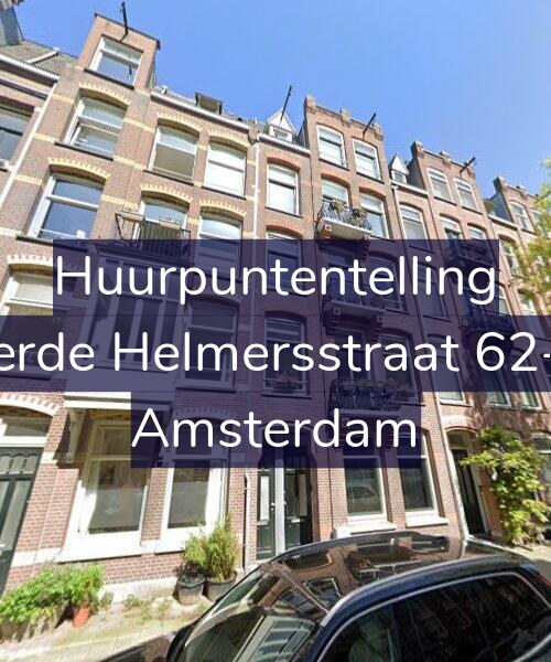 Foto gevel Huurpuntentelling voor Derde Helmersstraat 62-H, Amsterdam