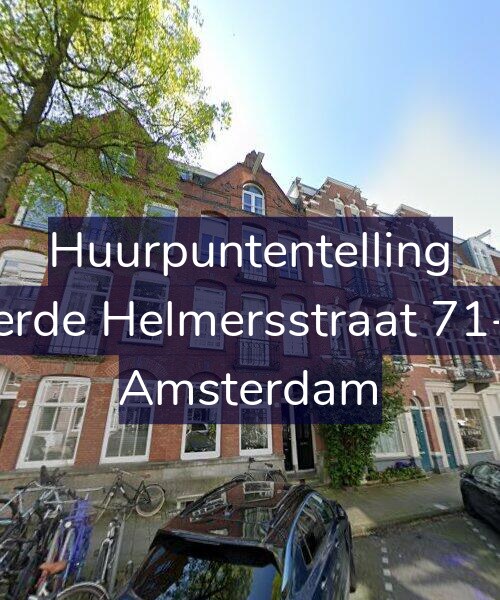Foto gevel Huurpuntentelling voor Derde Helmersstraat 71-H, Amsterdam