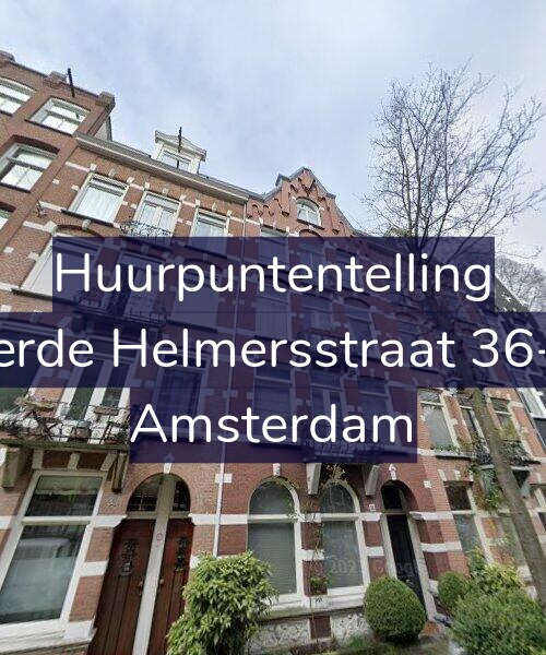 Foto gevel Huurpuntentelling voor Derde Helmersstraat 36-H, Amsterdam