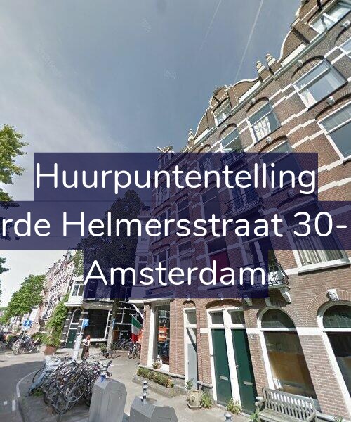 Foto gevel Huurpuntentelling voor Derde Helmersstraat 30-4A, Amsterdam