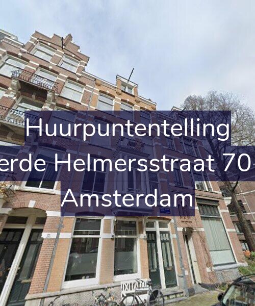 Foto gevel Huurpuntentelling voor Derde Helmersstraat 70-2, Amsterdam