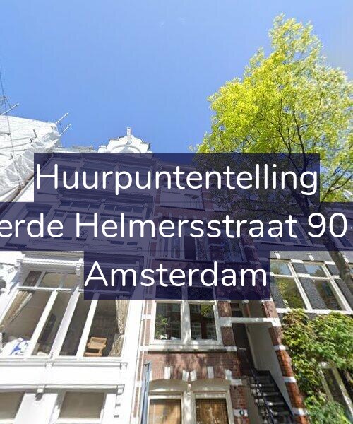 Foto gevel Huurpuntentelling voor Derde Helmersstraat 90-3, Amsterdam