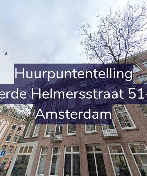 Foto gevel Huurpuntentelling voor Derde Helmersstraat 51-2, Amsterdam