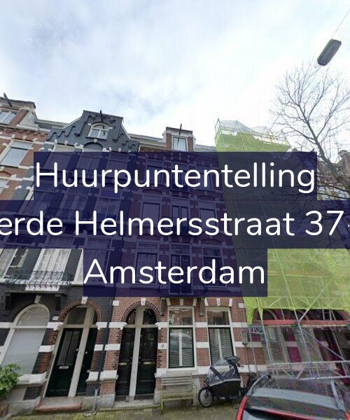 Foto gevel Huurpuntentelling voor Derde Helmersstraat 37-3, Amsterdam