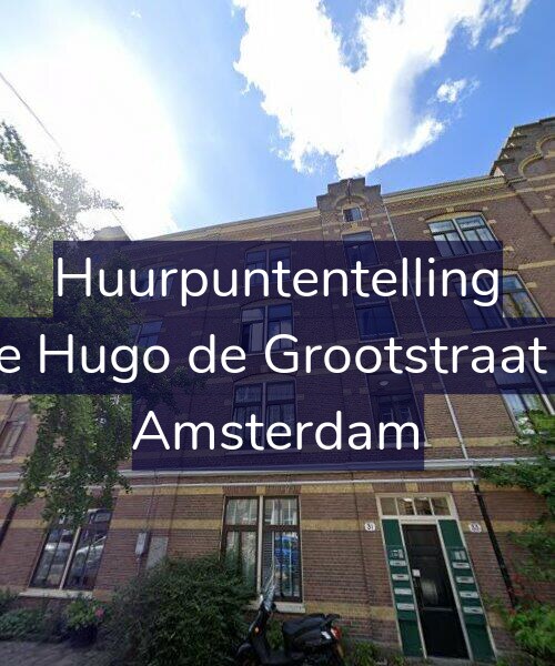 Foto gevel Huurpuntentelling voor Derde Hugo de Grootstraat 31-1, Amsterdam