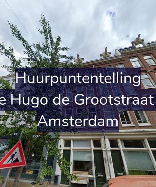 Foto gevel Huurpuntentelling voor Derde Hugo de Grootstraat 18-1, Amsterdam
