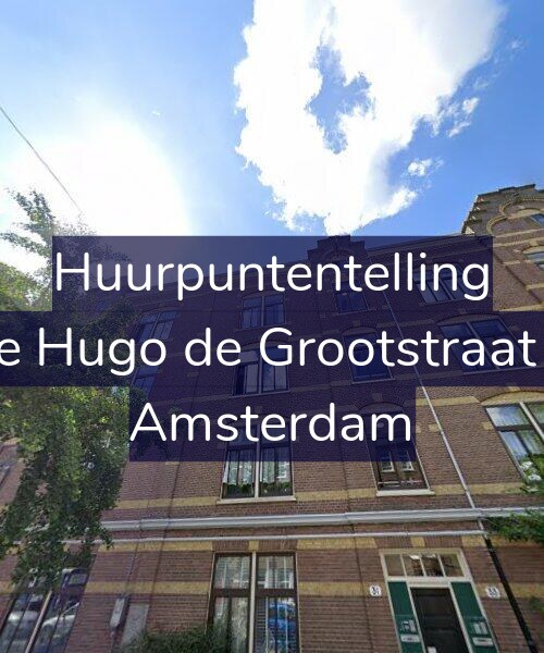 Foto gevel Huurpuntentelling voor Derde Hugo de Grootstraat 31-3, Amsterdam