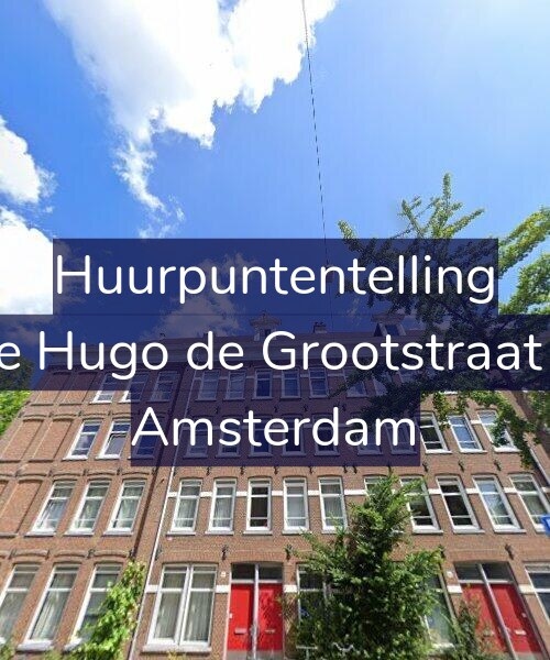 Foto gevel Huurpuntentelling voor Derde Hugo de Grootstraat 42-3, Amsterdam