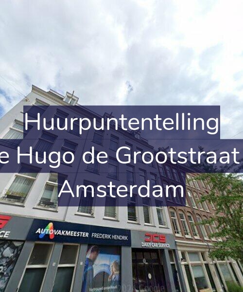 Foto gevel Huurpuntentelling voor Derde Hugo de Grootstraat 20-3, Amsterdam