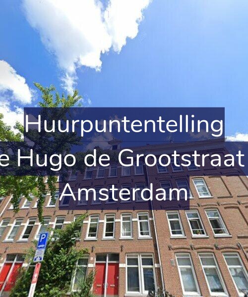 Foto gevel Huurpuntentelling voor Derde Hugo de Grootstraat 40-2, Amsterdam