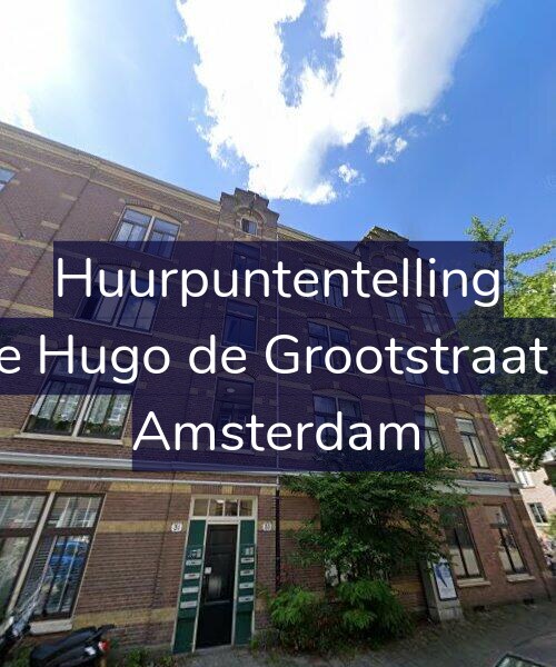 Foto gevel Huurpuntentelling voor Derde Hugo de Grootstraat 33-1, Amsterdam