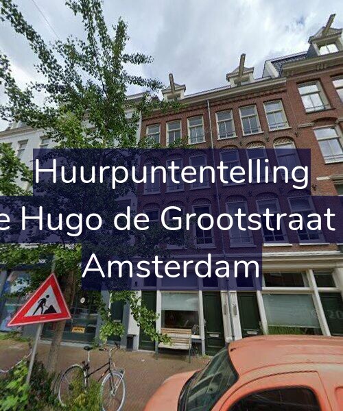 Foto gevel Huurpuntentelling voor Derde Hugo de Grootstraat 18-H, Amsterdam