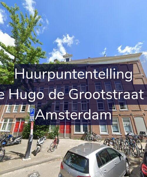 Foto gevel Huurpuntentelling voor Derde Hugo de Grootstraat 40-H, Amsterdam