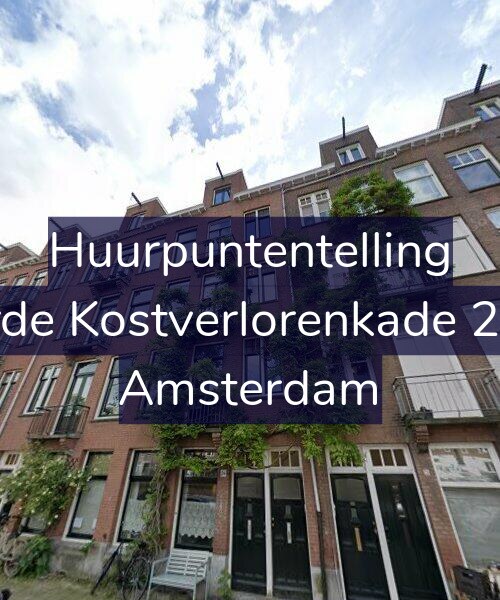 Foto gevel Huurpuntentelling voor Derde Kostverlorenkade 24-1, Amsterdam
