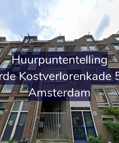 Foto gevel Huurpuntentelling voor Derde Kostverlorenkade 5-N, Amsterdam
