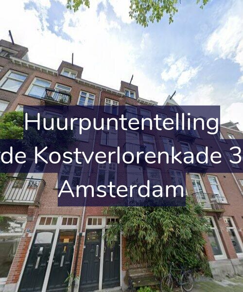 Foto gevel Huurpuntentelling voor Derde Kostverlorenkade 31-1, Amsterdam