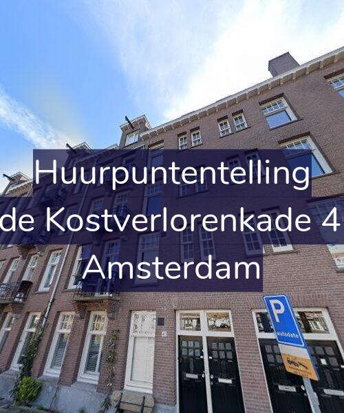 Foto gevel Huurpuntentelling voor Derde Kostverlorenkade 40-H, Amsterdam