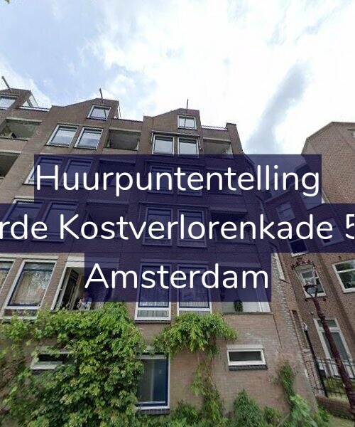Foto gevel Huurpuntentelling voor Derde Kostverlorenkade 5-R, Amsterdam