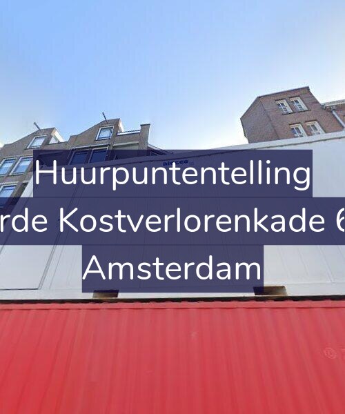 Foto gevel Huurpuntentelling voor Derde Kostverlorenkade 6-1, Amsterdam
