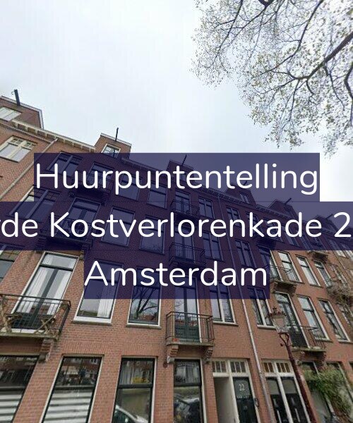 Foto gevel Huurpuntentelling voor Derde Kostverlorenkade 22-3, Amsterdam