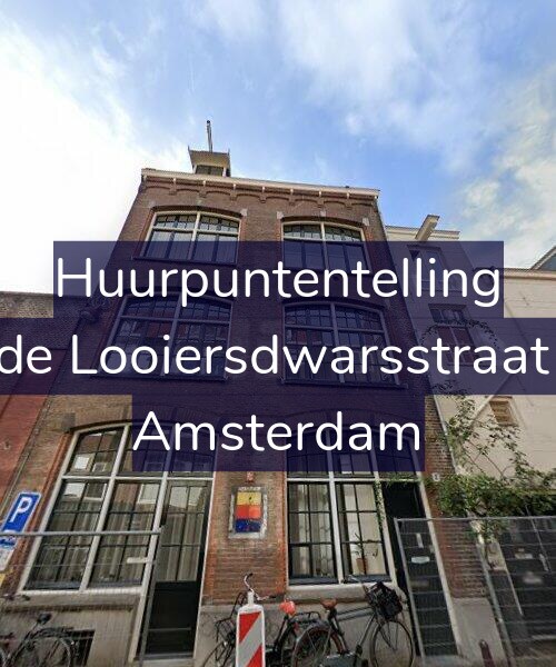 Foto gevel Huurpuntentelling voor Derde Looiersdwarsstraat 2-3, Amsterdam