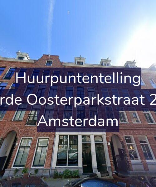 Foto gevel Huurpuntentelling voor Derde Oosterparkstraat 2-G, Amsterdam