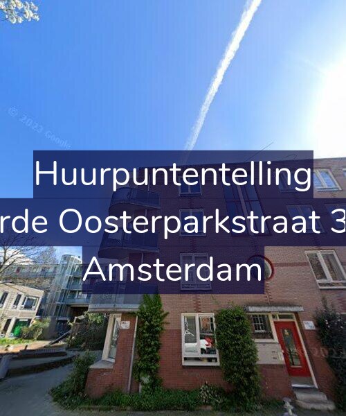 Foto gevel Huurpuntentelling voor Derde Oosterparkstraat 342, Amsterdam