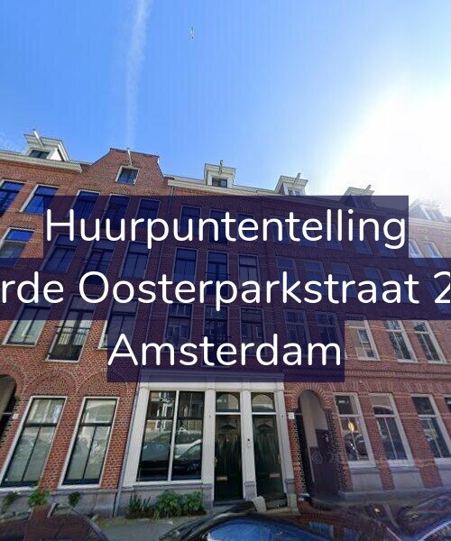 Foto gevel Huurpuntentelling voor Derde Oosterparkstraat 2-B, Amsterdam