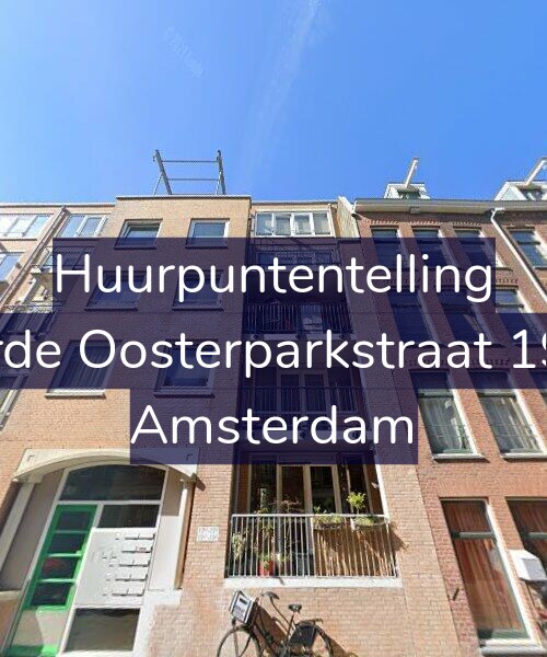 Foto gevel Huurpuntentelling voor Derde Oosterparkstraat 19-B, Amsterdam