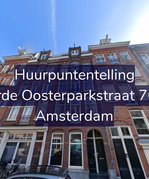 Foto gevel Huurpuntentelling voor Derde Oosterparkstraat 70-1, Amsterdam