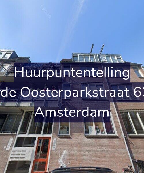Foto gevel Huurpuntentelling voor Derde Oosterparkstraat 63-A, Amsterdam