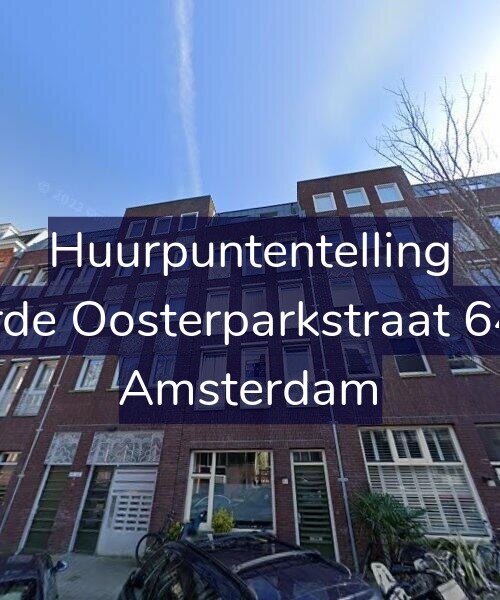 Foto gevel Huurpuntentelling voor Derde Oosterparkstraat 64-R, Amsterdam