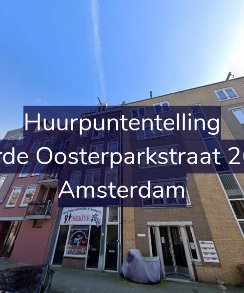 Foto gevel Huurpuntentelling voor Derde Oosterparkstraat 26-4, Amsterdam