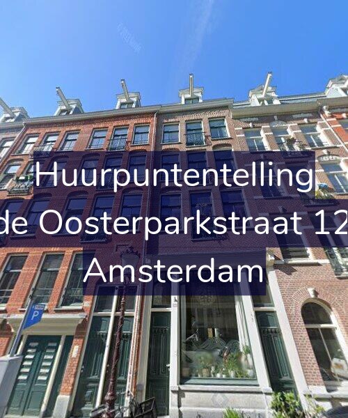 Foto gevel Huurpuntentelling voor Derde Oosterparkstraat 121-A, Amsterdam
